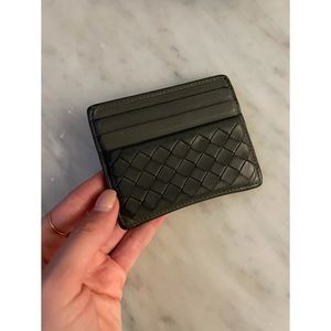 Bottega Veneta Leather Card Holder